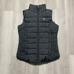 U.S. Polo Assn. Black Fleece Vest
